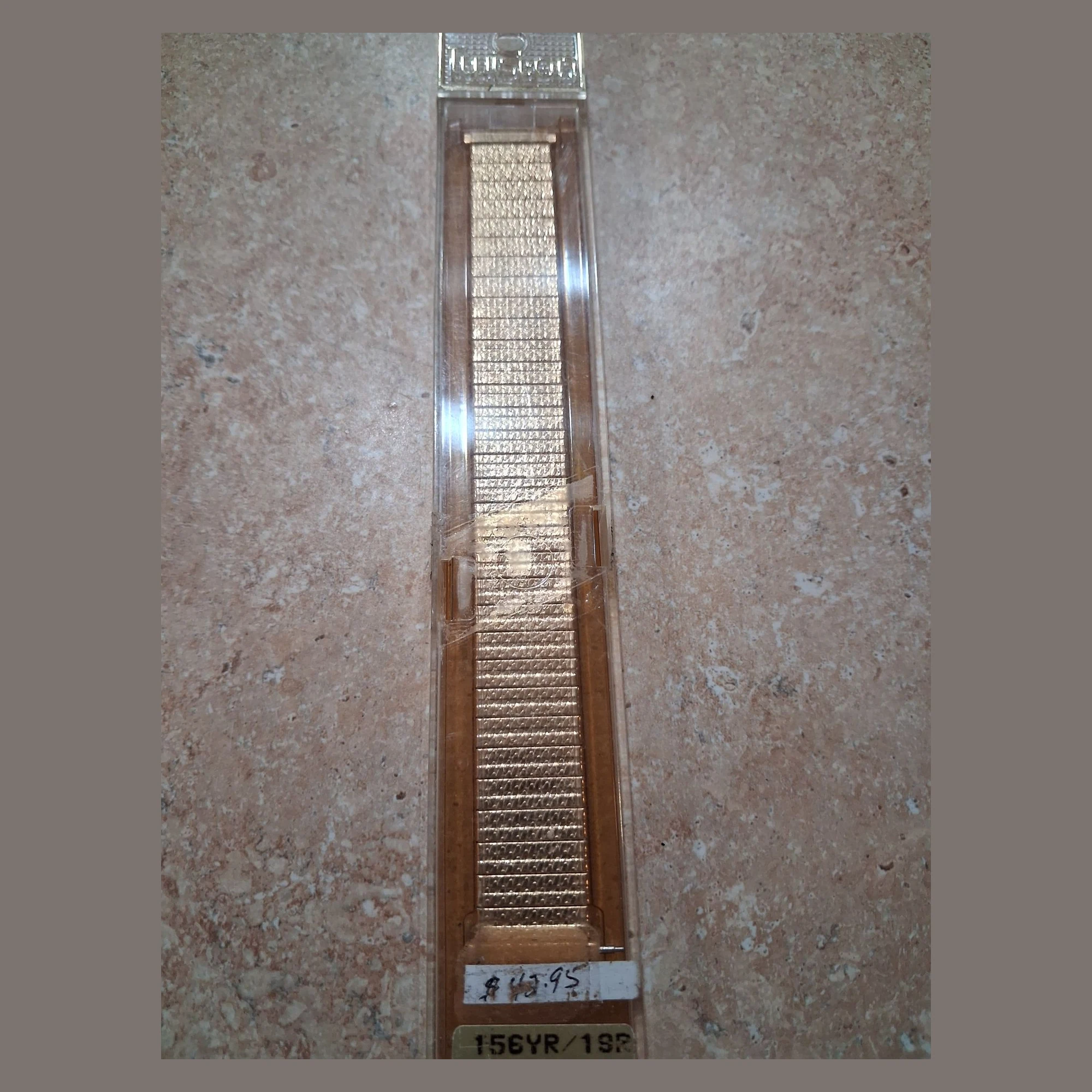 Speidel Gold Tones Mens Flex Watch Band 19mm
