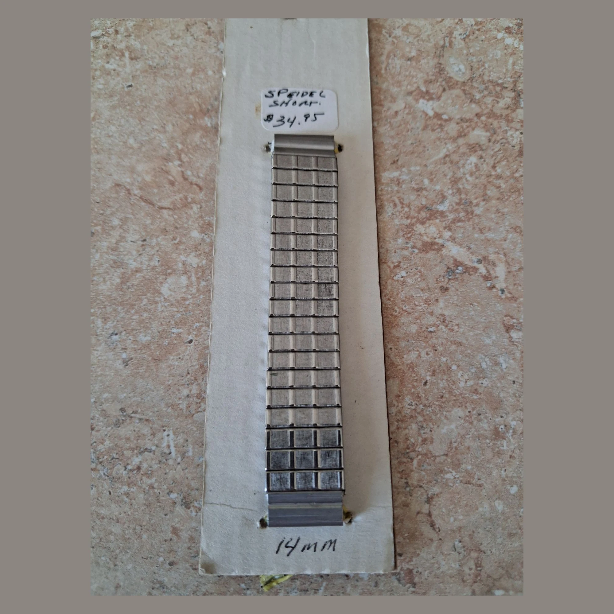 Speidel Silver Toned Flex (Short) Watch Band 14mm