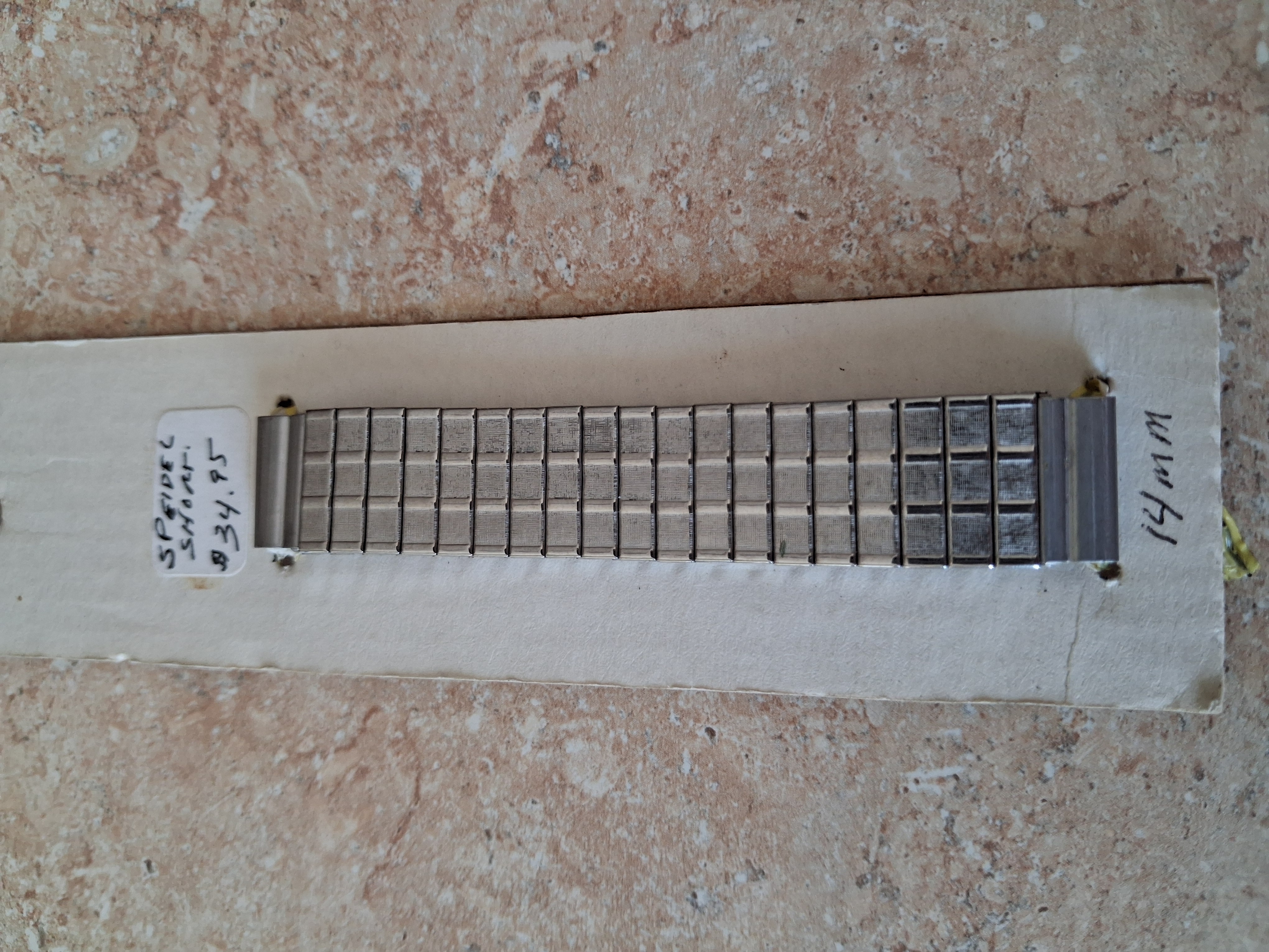 Speidel Silver Toned Flex (Short) Watch Band 14mm photo 1