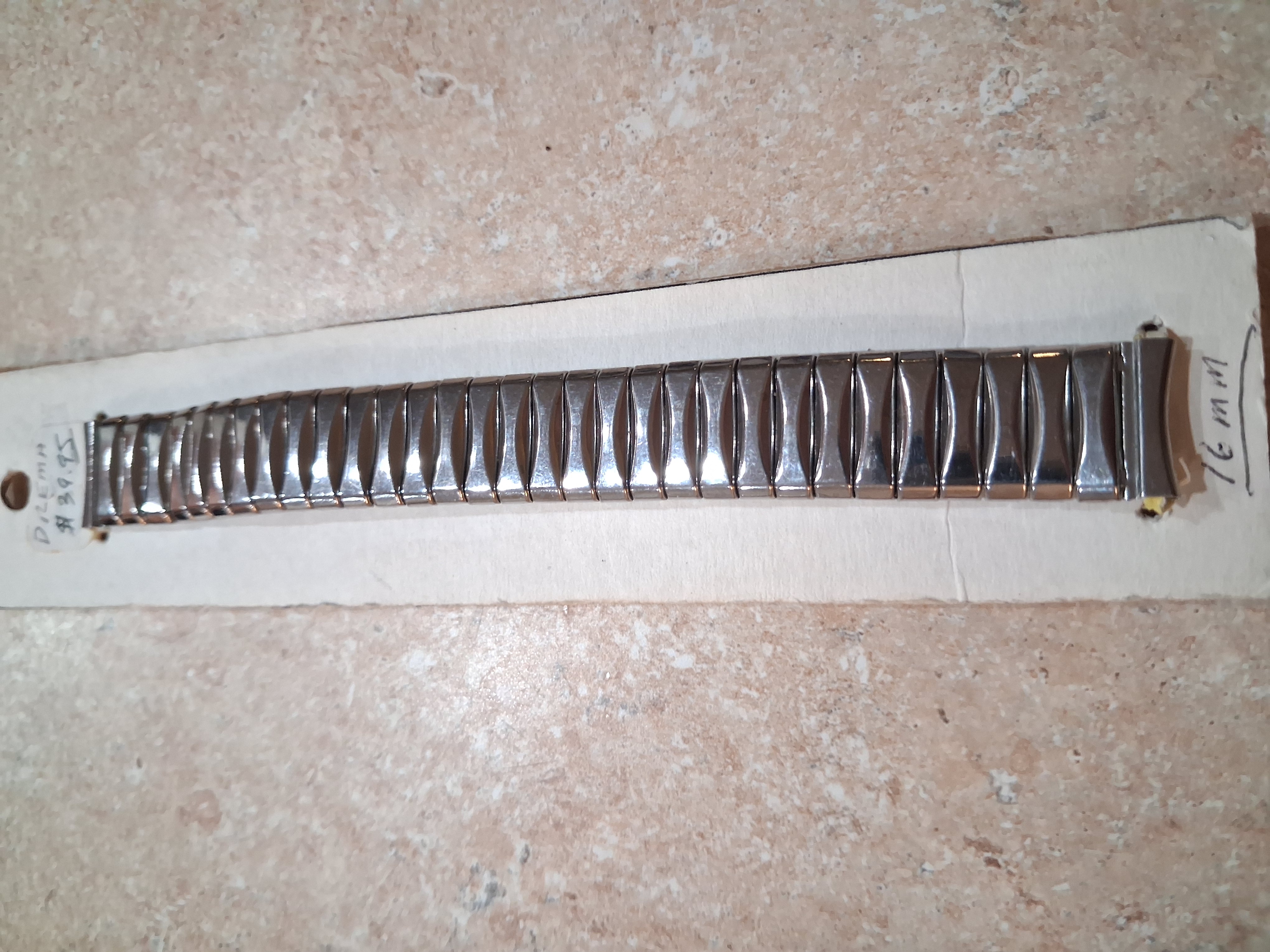 Vintage Drema Silver Toned Stretch 16mm photo 1