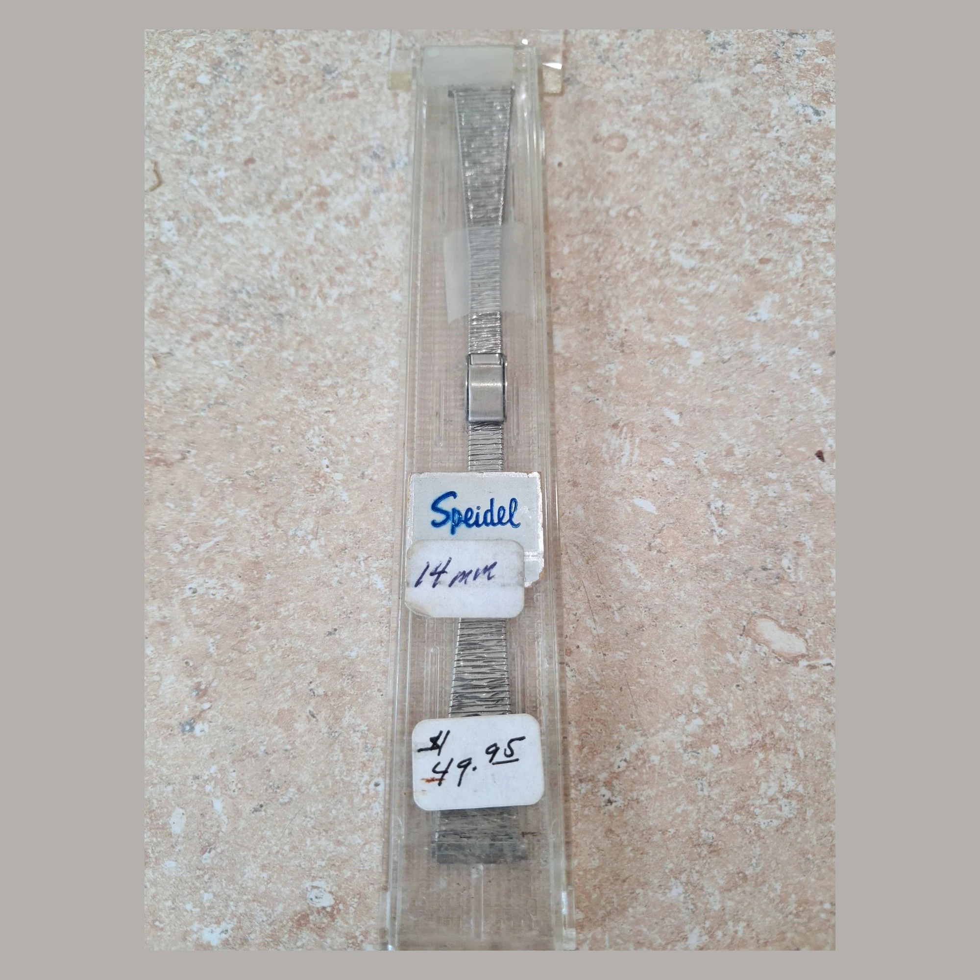 Vintage Silver Toned Ladies Watch Band 14mm
