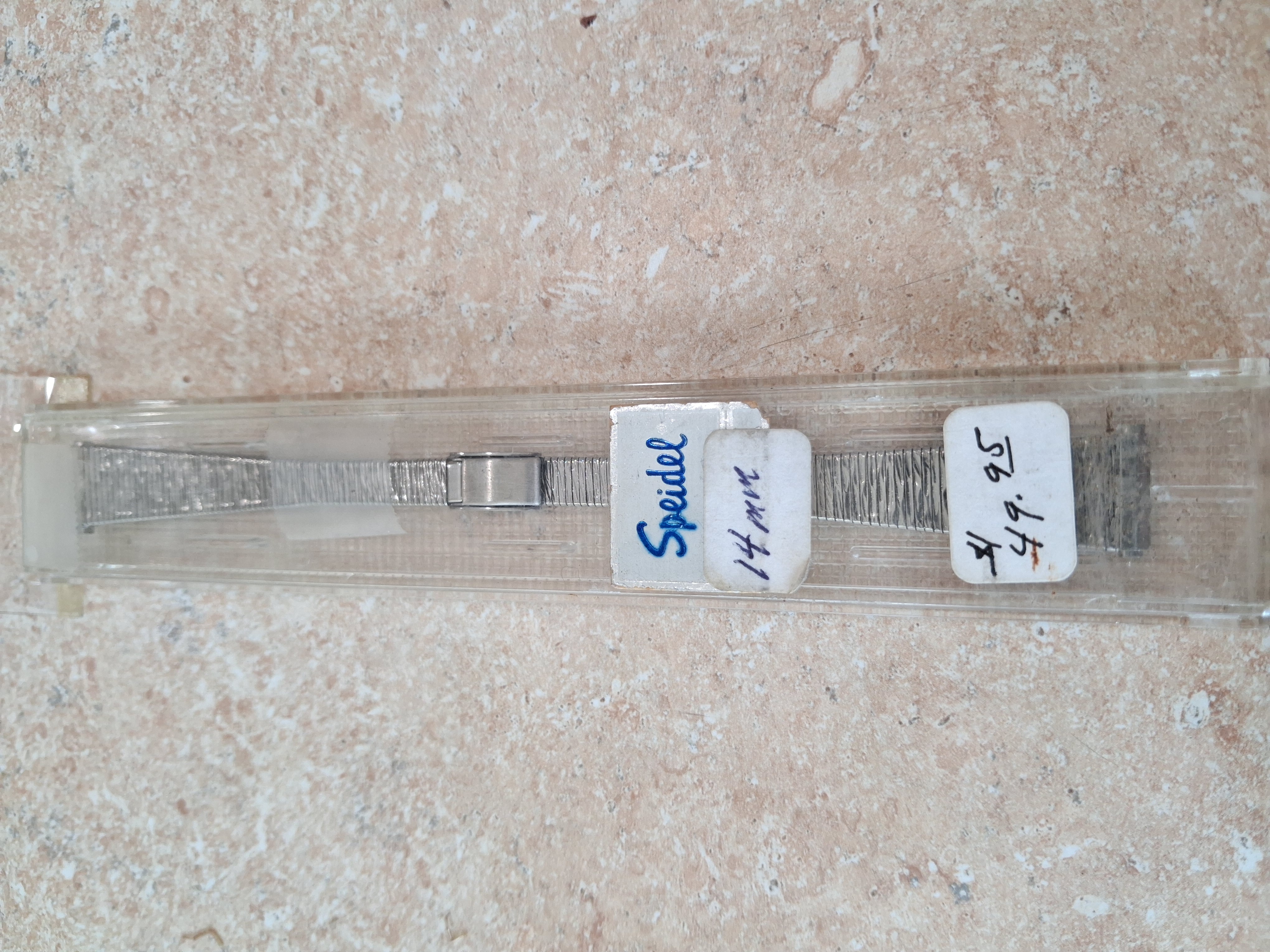 Vintage Silver Toned Ladies Watch Band 14mm photo 1